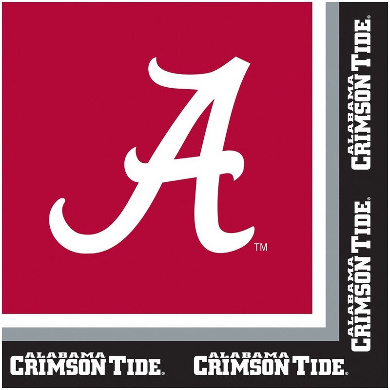Creative Converting Napkins University of Alabama Crimson Tide20 Count